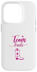 Western Bachelorette Cowgirl Themed Tribe Bridesmaids Bride Case for iPhone 14 Pro
