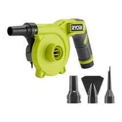 RYOBI - 4 Volt draadloze deflator - groot debiet: 200 l/min - Geleverd met 3 inflatoropzetstukken (zonder batterij) - RVI4-0