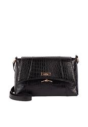 blonda Bolso bandolera para mujer, negro