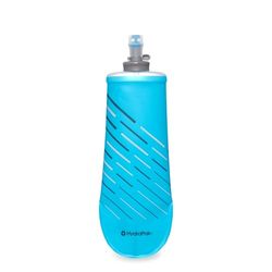 HydraPak PocketFlask - Botella de agua comprimible de perfil bajo, 500 ml, ajuste ideal para cinturones de correr y bolsillos ajustados con tapa de bloqueo (500 ml)