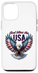 God Bless the USA Patriotic Eagle America Flag Theme Design Case for iPhone 12/12 Pro