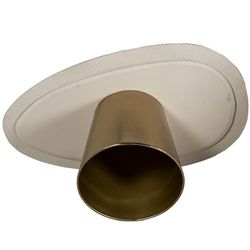 Verpakking van 8 vazen, hout, natuurlijke kleuren, PU 8, H. 16 cm, D. 19 cm