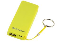 Xtreme 51511y Power Bank litiumpolymerbatteri, kapacitet 4 000 mAh utgång: 5 V, 1 A USB-port