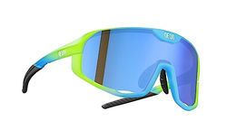 neon Volcano uniseks bril voor volwassenen, Crystal Yellow Cyaan Mat, M/L