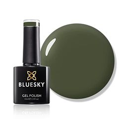 BLUESKY Vernis Gel Semi Permanent Cure sous Lampe UV/LED Seductive Vert Foncé 10 mL