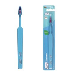 Spazzolino TePe Colour Soft, Turquoise, 1pz, setole soft per una pulizia precisa e delicata, spazzolino soft per adulti e bambini più grandi