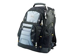 Targus Drifter TSB238EU - Zaino con capacità 32 L, ideale per lavoratori, studenti e videogiocatori, adatto per la maggior parte dei notebook con schermo fino a 15,6”, nero e grigio