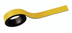 MAUL 65207-15 magneetstrips, (B) 20 mm x (L)1.000 mm, geel