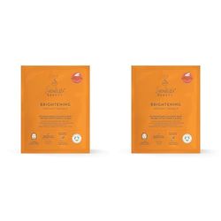 Seoulista Beauty® Brightening Instant Facial™ 30ml | Treatment Face Sheet Mask for Dry Skin Dark Spots and Pigmentation | Dermatologist Created Korean Skin Care | Infused with Vitamin C & AHAs