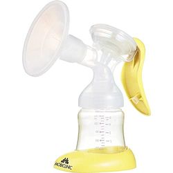 Mobiclinic, Manual Breast Pump, European Brand, Ergonomic Handle, Breast Pump, Silent Pump, Breast Shield, Adjustable, Comfortable, Transparent