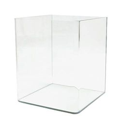 Amtra Nanotank 60 - Aquarium badkuip 60 liter - Teca glas extra helder 38 x 38 x 43 cm - container voor rode vissen of als schildpad voor waterschildpadden met stootmat incl