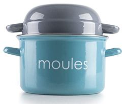 IBILI 914618 Olla para mejillones turquesa 18 CM