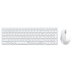 Rapoo Blade 9700M Multi-Mode Wireless Rechargeable Keyboard Mouse Kit (99-Key AZERTY Rechargeable Keyboard, 5 Button Mouse with 12 Months Battery Life, Ideal for PC Laptop)
