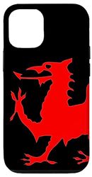 Coque pour iPhone 15 Drapeau du dragon gallois, drapeau du Pays de Galles, Angleterre