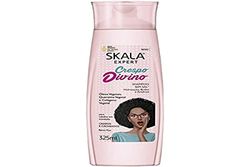 SKALA - Shampoo "Crespo DIVINO" - 100% Vegano - Idrata e Rimuove il Frizz - Per Capelli Ricci, Afros e in Transizione |-Modella i Ricci Delicatamente, Nero, 325 ml