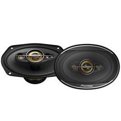 Pioneer TS-A6991F Set di diffusori coassiali a 5 vie da 6 x 9 con 2 altoparlanti (700W max. ciascuno, 120W sine), profondità di installazione 86 mm, taglio di installazione 153 x 222 mm, con griglia