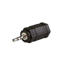 Connectland AD-JACK-3.5F-2.5M - Adattatore da jack femmina da 3,5 mm a jack maschio da 2,5 mm, colore: Nero