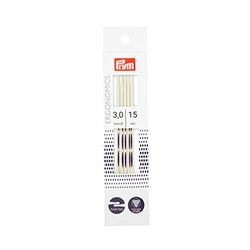 Prym 194152 Gioco ferri doppia punta Ergonomics 15 cm 3,00 mm