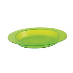 Identités - Assiette à rebord ergonomique blanche