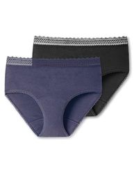 Schiesser Damen 2 Pack Menstruationswäsche/Periodenslip Komfortschnitt auslaufsicher - Secret Care