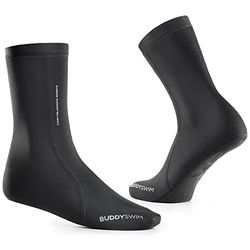 BUDDYSWIM Calcetines Neopreno 2.5 mm para Natacion en Aguas Abiertas. Calcetines Neopreno Mujer y Hombre Aislante del Frío, para Buceo, Submarinismo, Surf y Trabajos en el Agua. Accesorio Natacion.