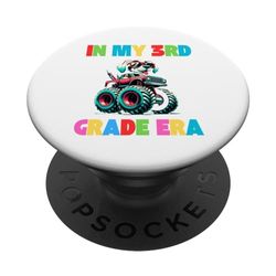 Nella mia terza elementare Monster Truck Back to School Amanti dei cani PopSockets PopGrip Intercambiabile