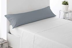 Miracle Home. Federa 100% microfibra garzata, aperta su entrambi i lati, anti-peeling. 165X45. Letto 150. Gris