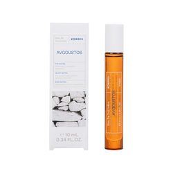 KORRES AVGOUSTOS Eau de Toilette per uomo e donna, in pratica misura da viaggio, unisex, profumo fruttato e agrumato, vegano, 10 ml