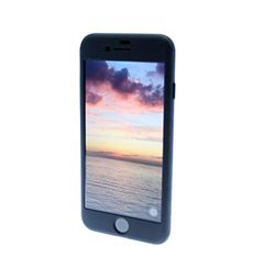 Quick Media CARCASA DE 3 PIEZAS 360 º para iPhone 7 Extra FINA Cristal INCLUIDO Negro QUICKMEDIA