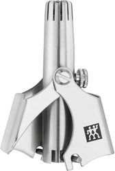 ZWILLING Tagliapeli per naso e orecchie (rimozione sicura dei peli, lame interne, spazzola di pulizia inclusa), premium, argento, 50 mm
