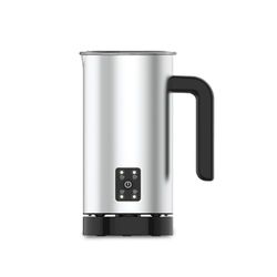 Mousse à lait électrique avec fonction Cappuccino en acier inoxydable – Mousseur à lait antiadhésif silencieux et rapide, avec base amovible, 550 W, capacité 150 ml/300 ml