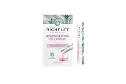 RICHELET® - Régénération de la Peau stick - Complément Alimentaire Peau – Peptides de Collagène, Acide Hyaluronique et CELLENIUM TM – 1 stick/jour - 28 jours – goût fraise-kiwi