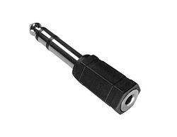 PremiumCord Adaptador de cabo estéreo (6,3 mm para conector estéreo de 3,5 mm)