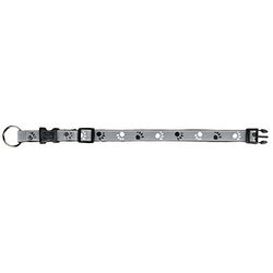 SaferLife Silver Reflect kraag, S-M: 30-45 cm/15 mm, zwart/zilvergrijs