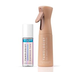 Tanologist acqua autoabbronzante media (200 ml) Approvato dai dermatologi Ingredienti puliti e vegani + Tanologist 360 Spray Abbronzante Mister 200m