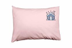 Bona Basics, Funda de cojín Decorativa, decoración del hogar, para sofá, cafetería, Tamaño: 50x35 cm, Color: Rosa Claro
