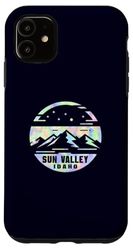 Carcasa para iPhone 11 Diseño montañoso de Sun Valley, Idaho, Sun Valley ID