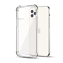 Kompatybilny z iPhone 12 Pro Etui odporne na wstrząsy - pełna ochrona przed wstrząsami - przezroczyste paski tylne