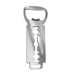 Avisa Stainless steel bottle opener - 'Razor blade small' (silver)