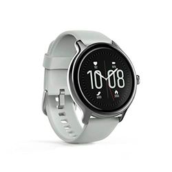 Hama Fitness Tracker Fit Track 4910 tum LCD 1,09 tum pulsimeter, kaloriberäkning, stegräknare, sömnövervakare, musikkontroll, 15 sporter, vattentät, grå