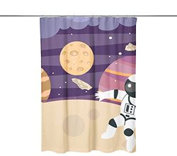 Bonamaison Anti-Mold, Waterproff Shower Curtain (150x200 cm) - Designed and Manufactured in Turkey