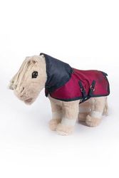 HKM Cuddle Pony Couverture d'extérieur Bleu Marine/Rose Vif Taille Unique