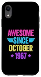 Carcasa para iPhone XR Awesome Since October 1967