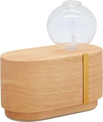Zen'Aroma Difusor de Aceite Esencial por nebulización en frío Cimia, conserva Las virtudes de Las HE para aromaterapia, botón táctil, Madera FSC y Vidrio, iluminación LED y Funda de Transporte