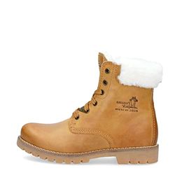 Panama Jack Panamá 03 Wool, Sapatos de cordão Brogue mulher, Amarelo Vintage B1