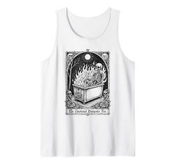 Skeleton Gothic Tarot – The Emotional Dumpster Fire Canotta