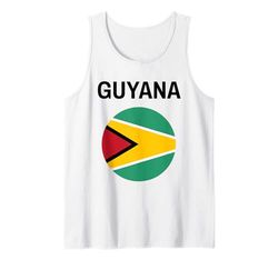 Bandiera della Guyana moderna Canotta