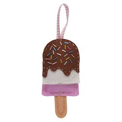 Trimits Kit de décoration en Feutre Motif lys 12 x 6 cm, Sucette glacée, 12 x 6cm