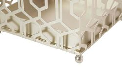 SET 2 MESAS METAL-ESPEJO 74x74x45/57x57x40 CM