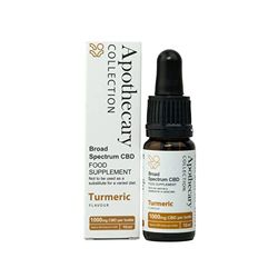 Apothecary Collection UPLIFT 10ml Limited Edition Golden Turmeric 10% CBD Broad Spectrum Oil